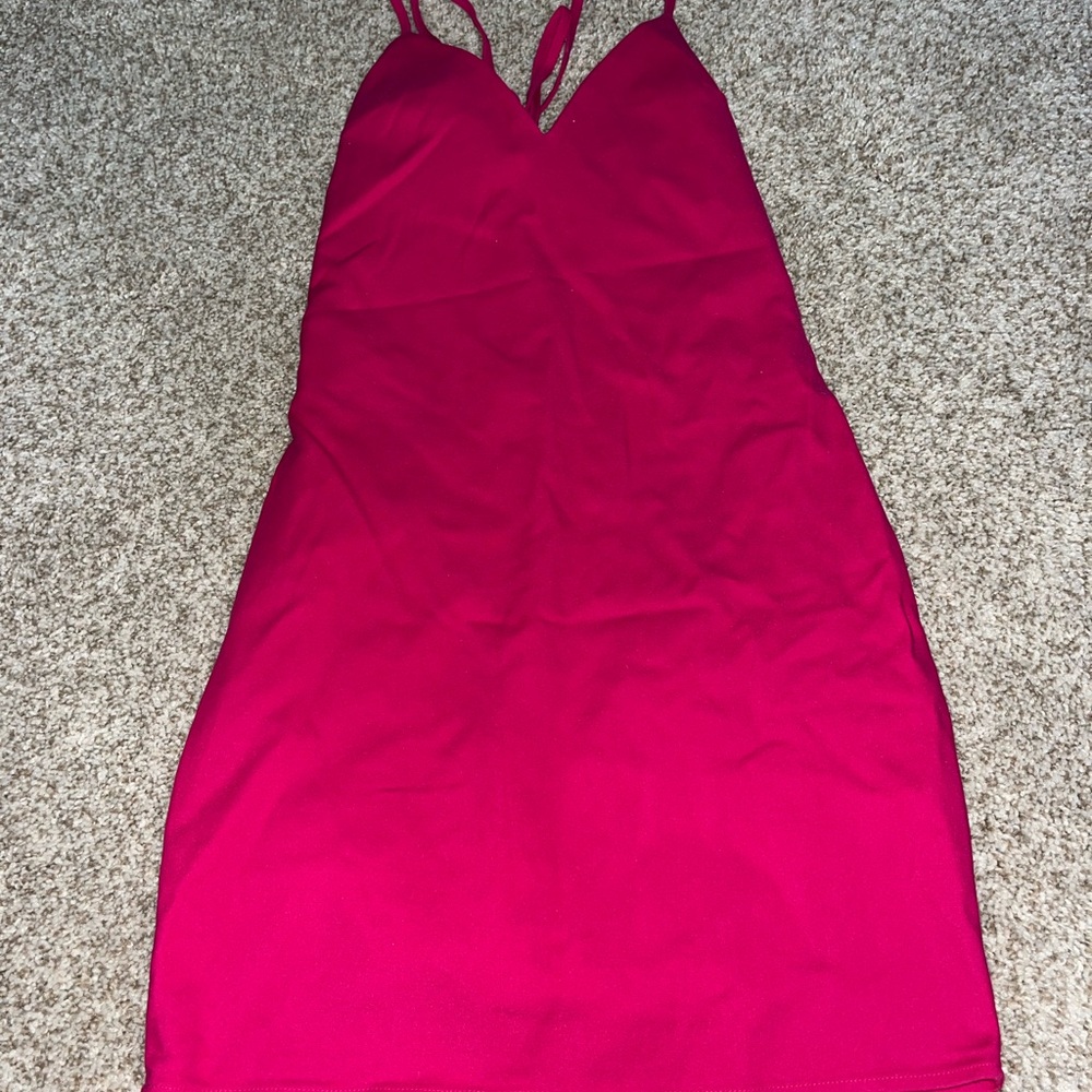 by the way. Fuchsia Strappy Dress